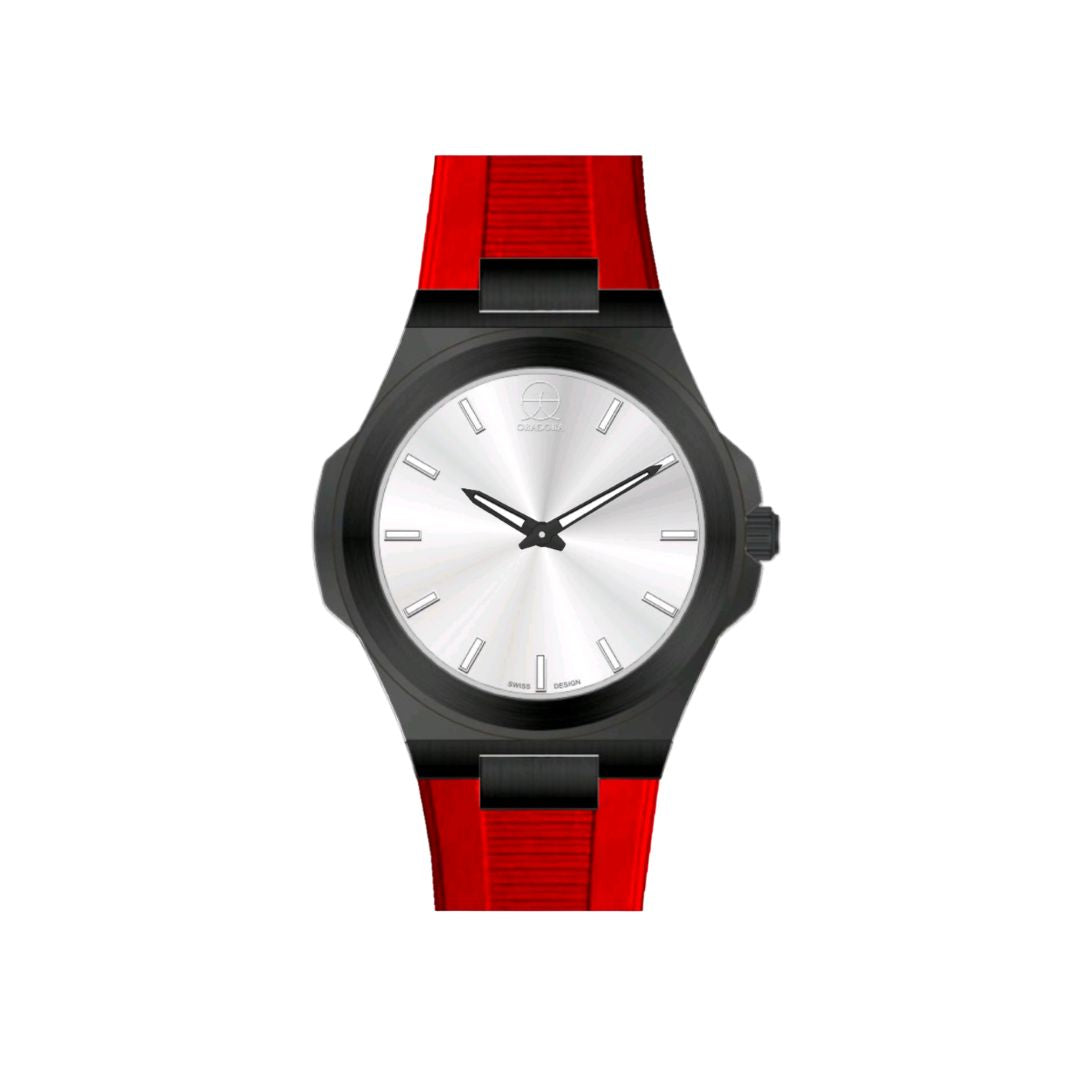 ORADORA "MULTIMONO" Rubber x Black Case x Silver Dial (ALL COMBINATIONS)