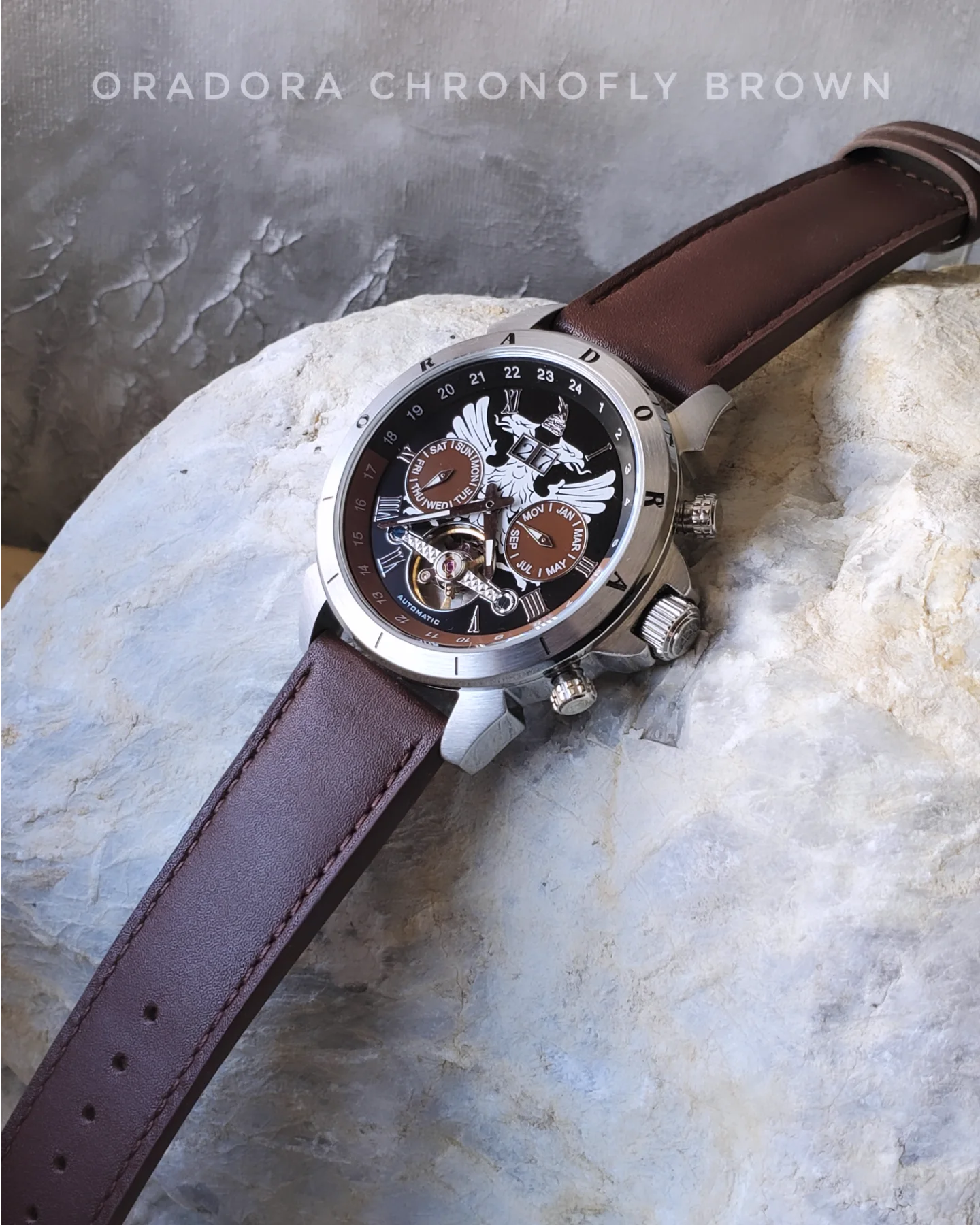 ORADORA CHRONOFLY BROWN