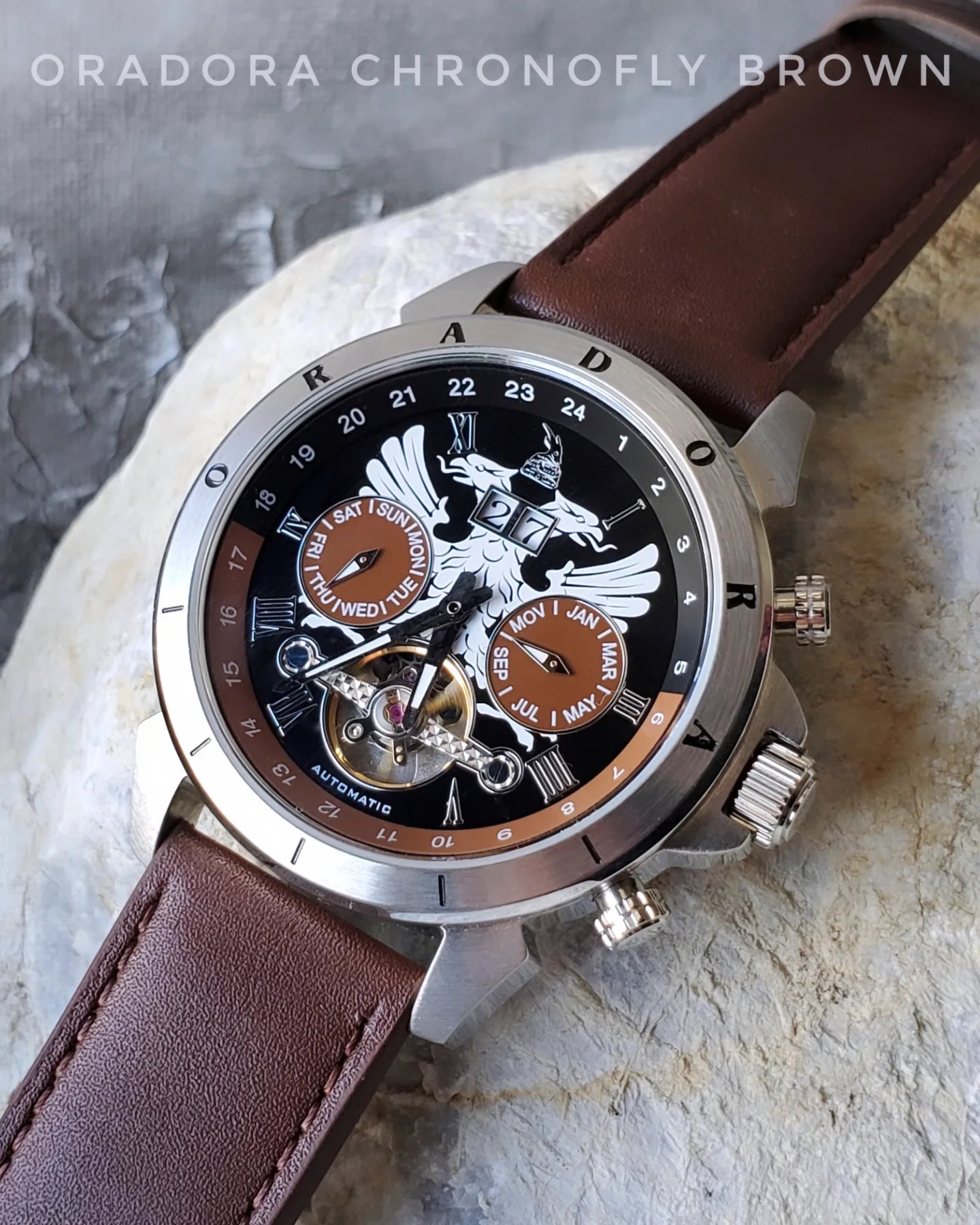 ORADORA CHRONOFLY BROWN