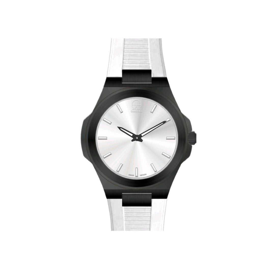 ORADORA "MULTIMONO" Rubber x Black Case x Silver Dial (ALL COMBINATIONS)