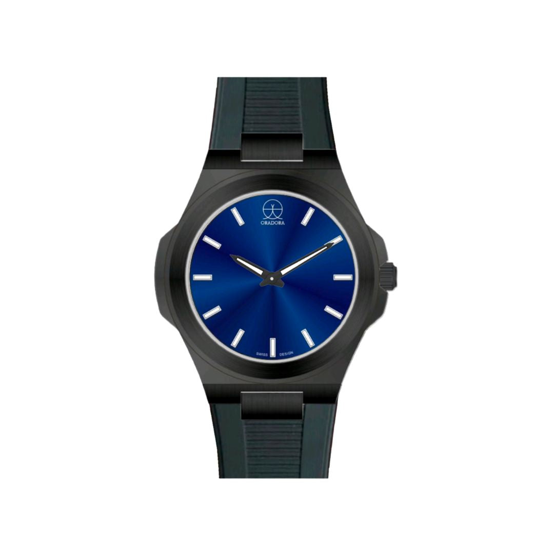 ORADORA "MULTIMONO" Rubber x Black Case x Blue Dial (ALL COMBINATIONS)