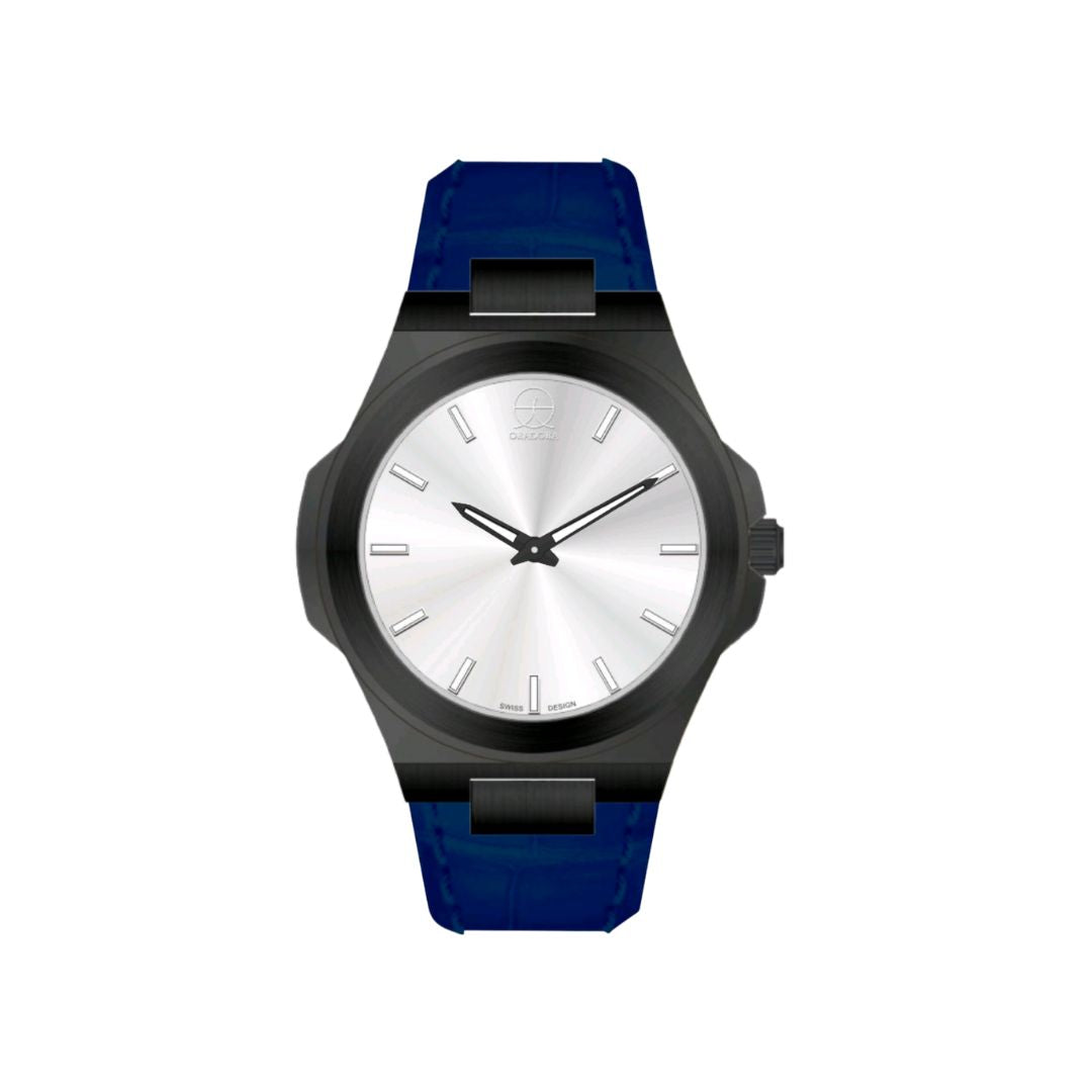 ORADORA "MULTIMONO" Leather x Black Case x Silver Dial (ALL COMBINATIONS)