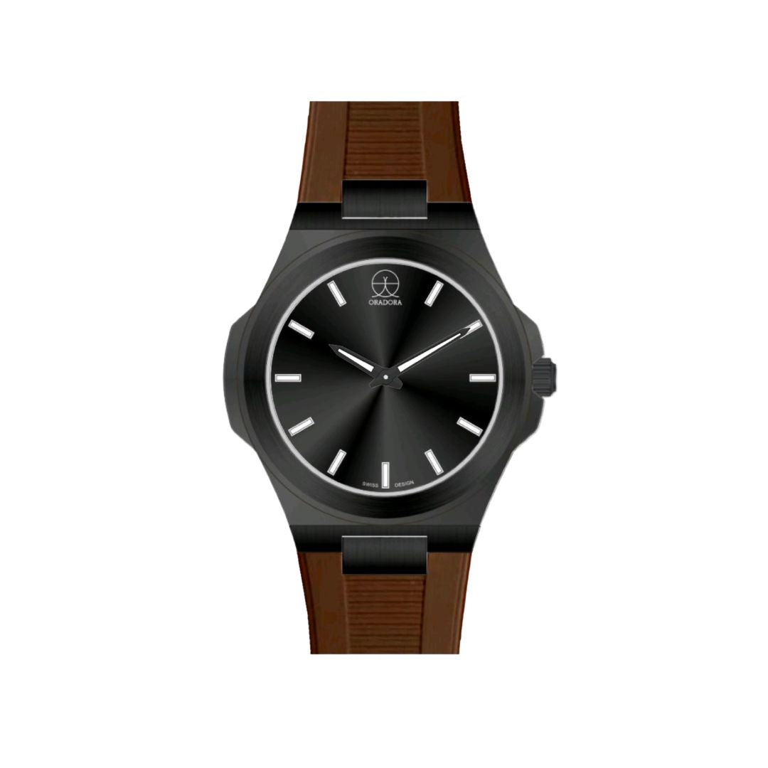 ORADORA "MULTIMONO" Rubber x Black Case x Black Dial (ALL COMBINATIONS)