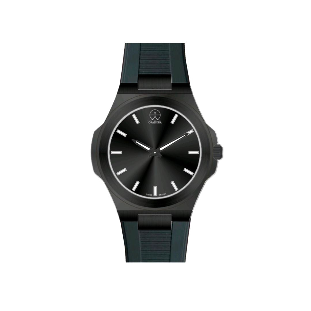 ORADORA "MULTIMONO" Rubber x Black Case x Black Dial (ALL COMBINATIONS)