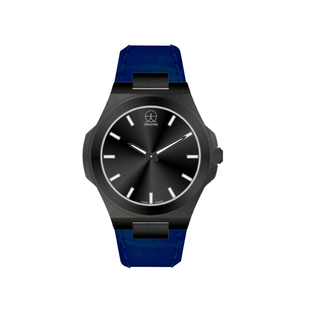 ORADORA "MULTIMONO" Leather x Black Case x Black Dial (ALL COMBINATIONS)