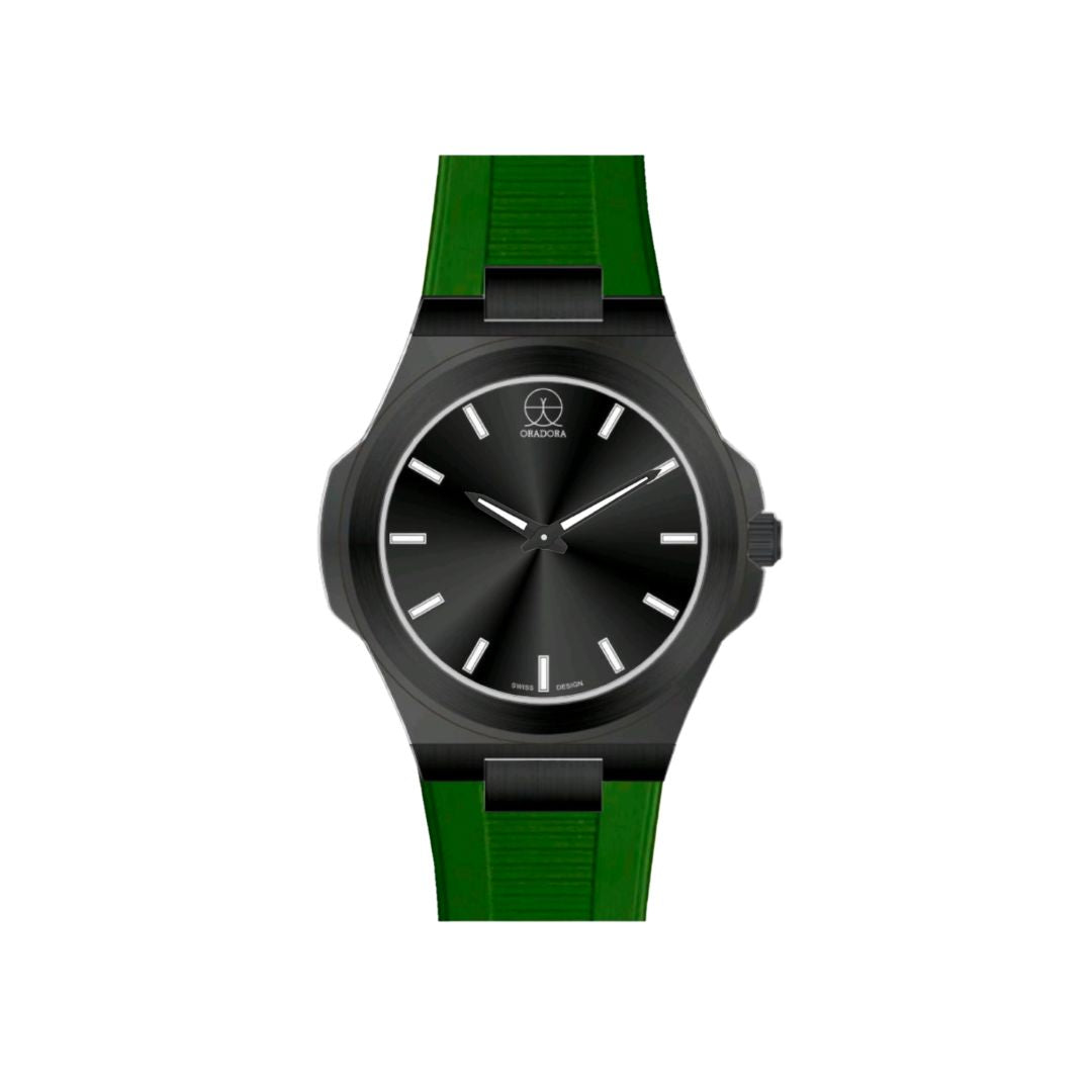 ORADORA "MULTIMONO" Rubber x Black Case x Black Dial (ALL COMBINATIONS)
