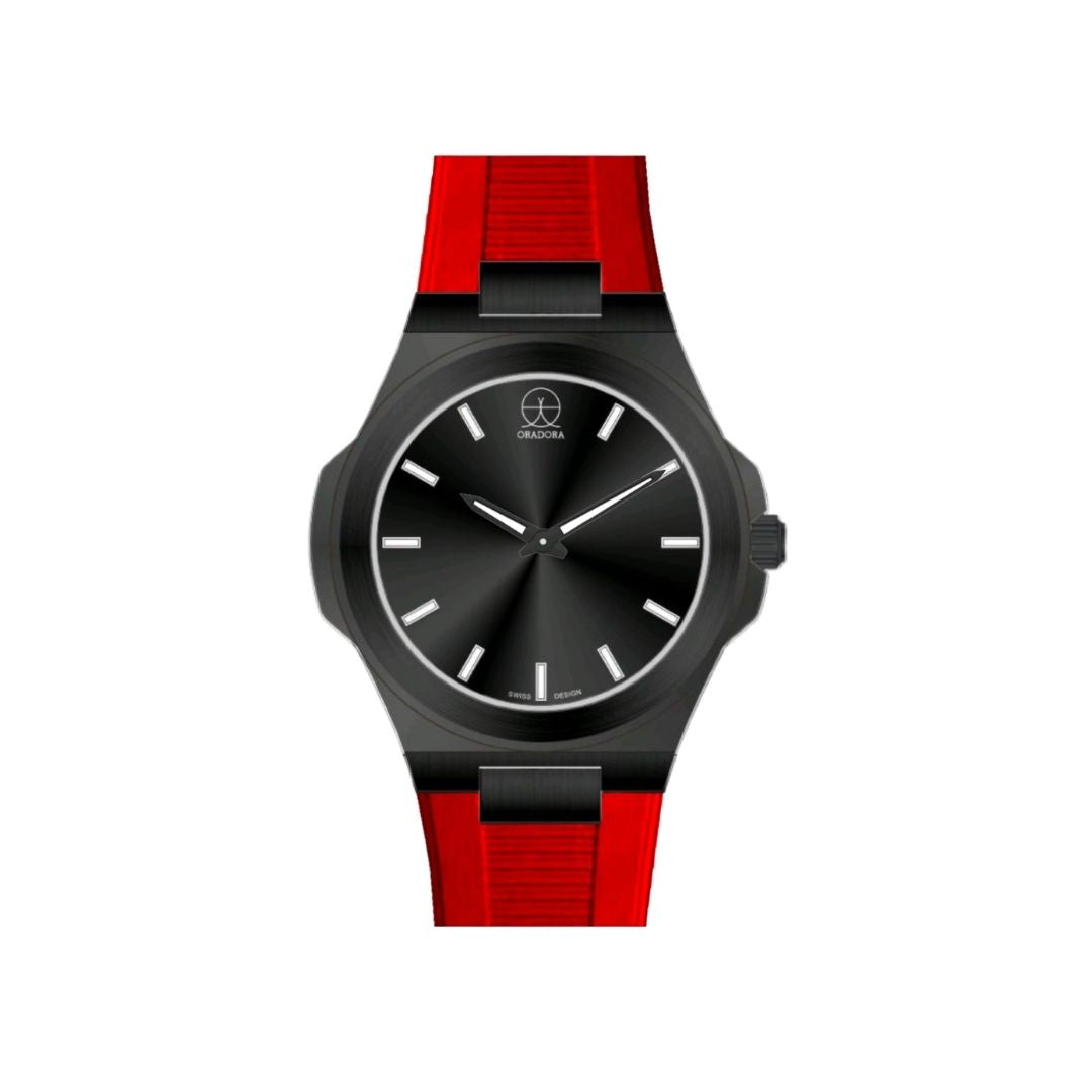 ORADORA "MULTIMONO" Rubber x Black Case x Black Dial (ALL COMBINATIONS)
