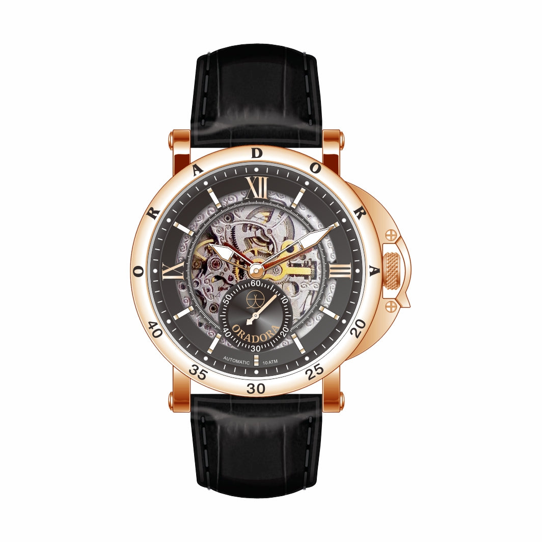 ORADORA OPEN HEART ROSE GOLD AUTOMATIC