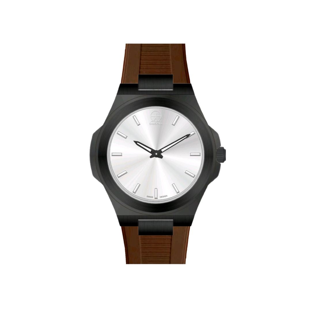 ORADORA "MULTIMONO" Rubber x Black Case x Silver Dial (ALL COMBINATIONS)