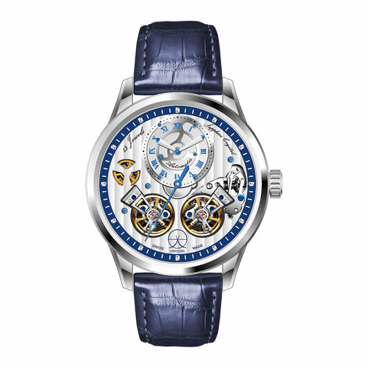 ORADORA Dual Flywheel Blue Automatic