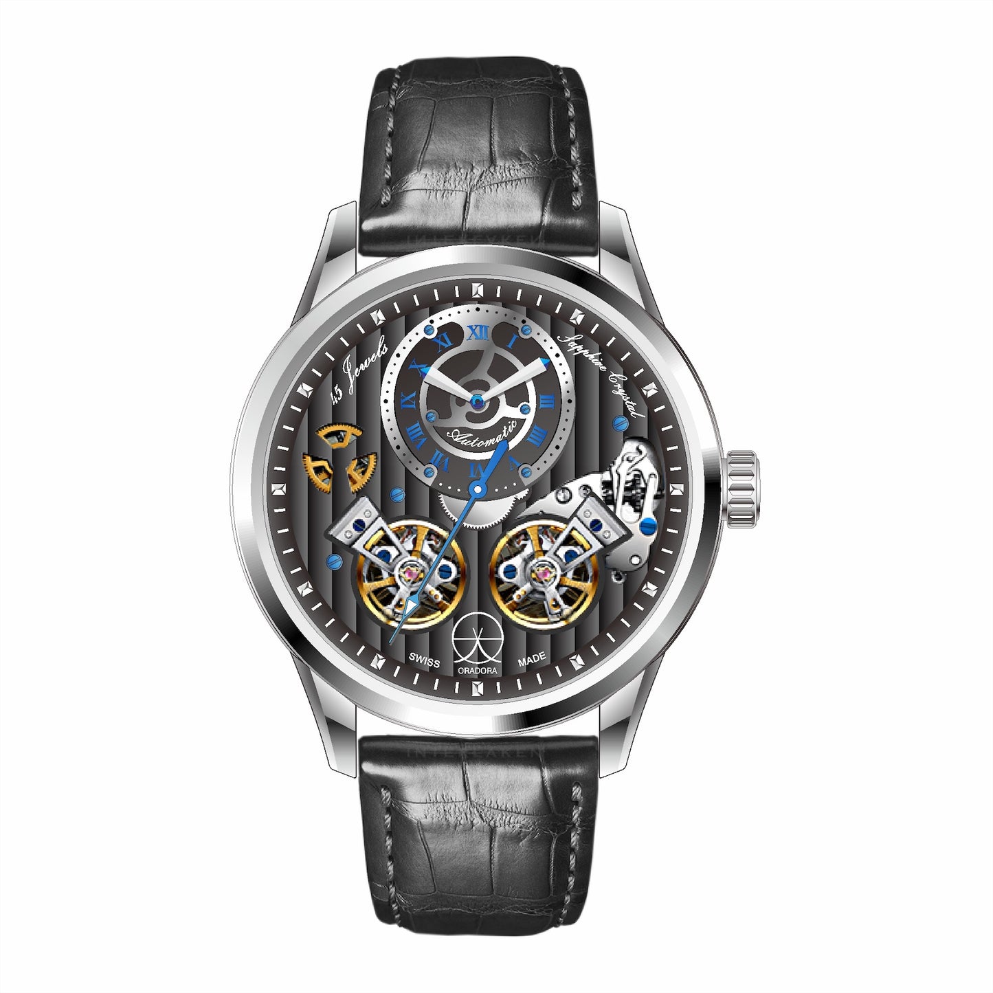 ORADORA Dual Flywheel Black Automatic